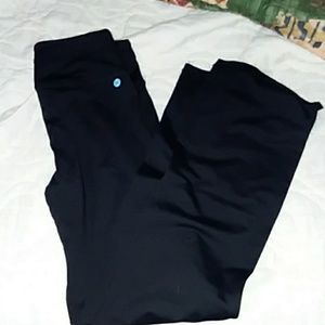 Solid Black Yoga Pants